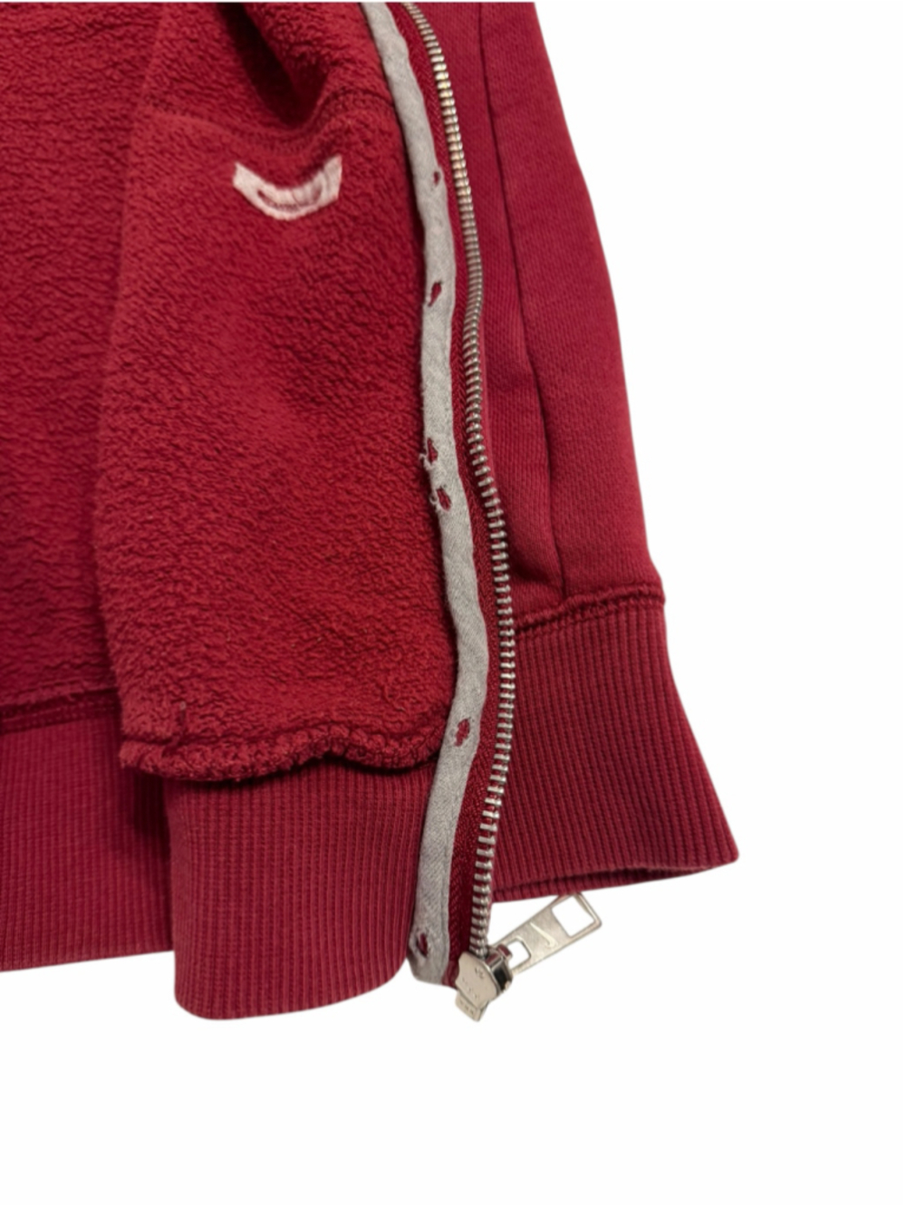 Women's Nike Florida State Full Zip Hoodie Red Beige Size M - Picture 7 of 10